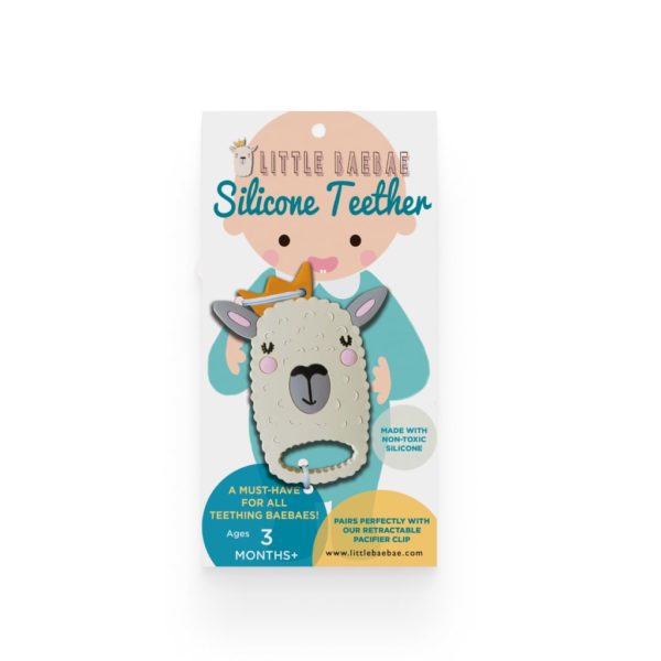 Royal Rosie Silicone Llama Teether